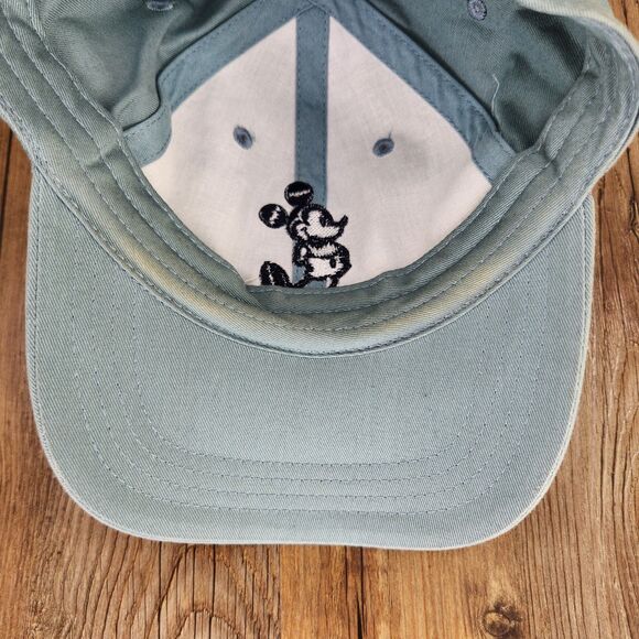 Disney Parks Mickey Mouse 1928 Hat Light Blue Strapback Dad Cap Adjustable OSFA - Picture 8 of 10